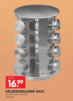 Yess Kruidendraairek inox aanbieding