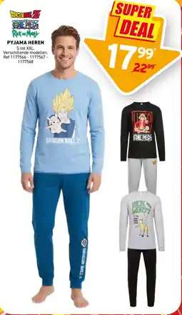Trafic Pyjama heren aanbieding
