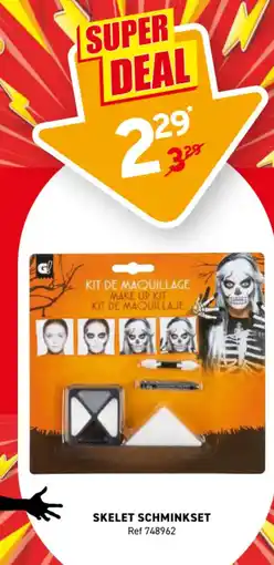 Trafic Skelet schminkset aanbieding