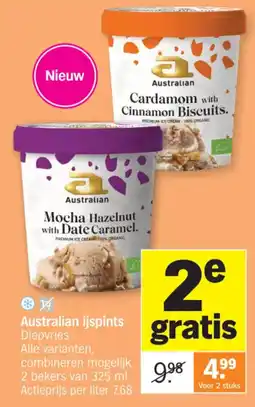 Albert Heijn Australian ijsprints aanbieding