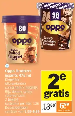 Albert Heijn Oppo Brothers ijsprints aanbieding