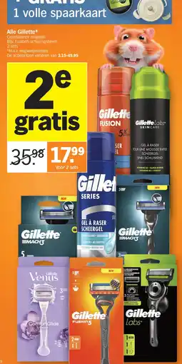 Albert Heijn Gillette Fusion5 scheersysteem aanbieding