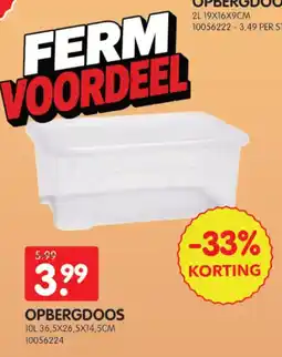 Yess Opbergdoos aanbieding