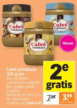 Albert Heijn Calvé pindakaas aanbieding