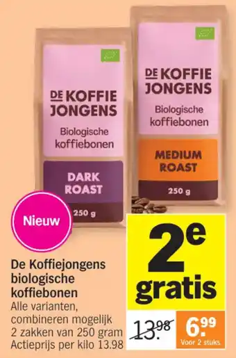 De Koffiejongens biologische koffiebonen