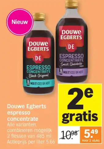 Douwe Egberts espresso concentrate