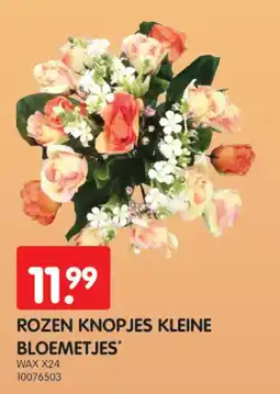 Yess rozen knopjes kleine bloemetjes aanbieding