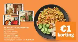 Albert Heijn AH Aziatische verpakketten aanbieding