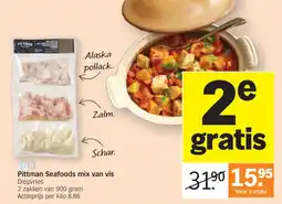 Albert Heijn Pittman Seafoods mix van vis aanbieding