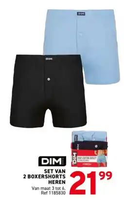 Trafic Set van 2 boxershorts heren aanbieding