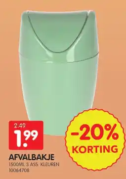 Yess Afvalbakje aanbieding