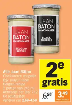 Albert Heijn Jean Bâton mayonnaise aanbieding