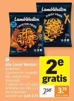 Albert Heijn Alle Lamb Weston Diepvries aanbieding