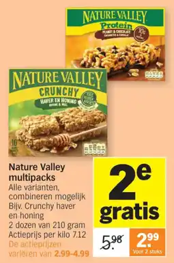 Albert Heijn Nature Valley multipacks aanbieding