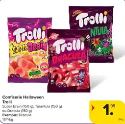 Carrefour Confiserie Halloween Trolli aanbieding