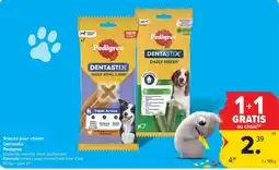 Carrefour Snacks pour chiens Dentastix Pedigree aanbieding