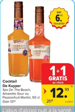 Carrefour Cocktail De Kuyper aanbieding
