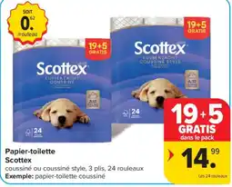 Carrefour Papier-toilette Scottex aanbieding