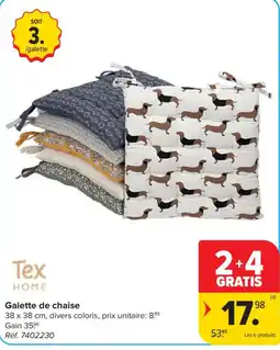 Carrefour Galette de chaise aanbieding