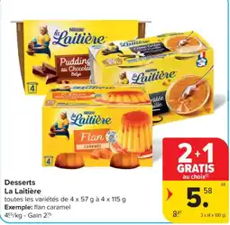 Carrefour Desserts La Laitière aanbieding