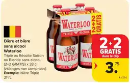 Carrefour Bière et bière sans alcool Waterloo aanbieding