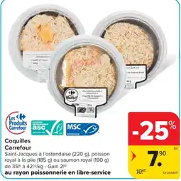 Carrefour Coquilles Carrefour aanbieding