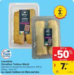 Carrefour Loempia aanbieding