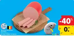 Carrefour Saucisson de jambon aanbieding