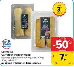 Carrefour Market Loempia aanbieding