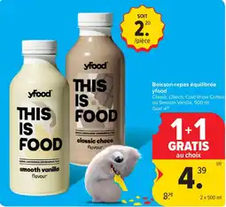 Carrefour Boisson-repas équilibrée yfood aanbieding