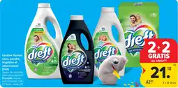 Carrefour Lessive liquide, caps, poudre, lingettes et adoucissant Dreft aanbieding