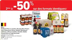 Carrefour Market Bière Piedbœuf Pils en canettes aanbieding