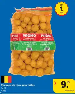 Carrefour Pommes de terre pour frites aanbieding
