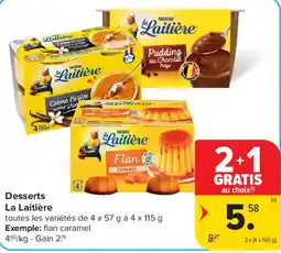 Carrefour Market Desserts La Laitière aanbieding