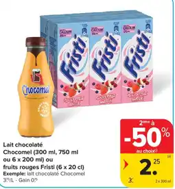 Carrefour Market Lait chocolaté Chocomel aanbieding