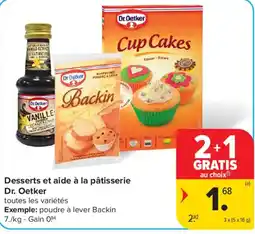 Carrefour Market Desserts et aide à la pâtisserie Dr. Oetker aanbieding