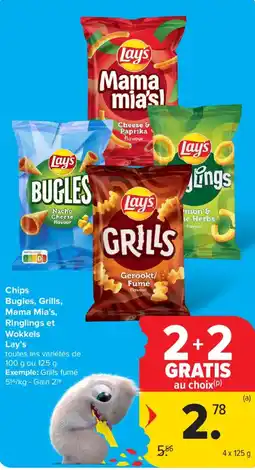 Carrefour Market Chips Lay's aanbieding