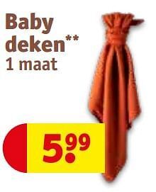 Kruidvat Baby deken aanbieding