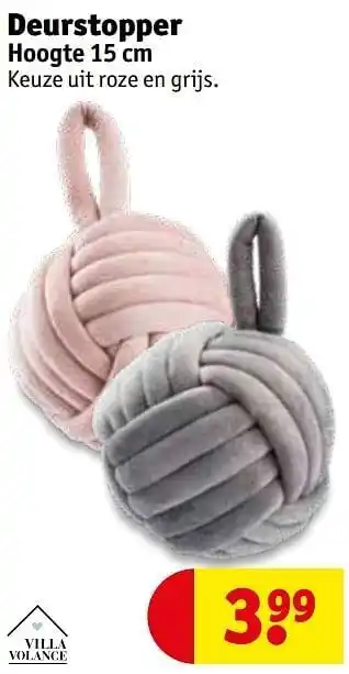 Kruidvat Deurstopper 15cm aanbieding