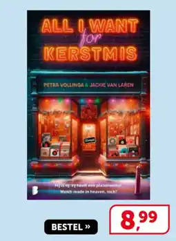 Boekenvoordeel All I Want for Kerstmis aanbieding
