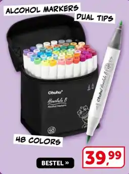 Boekenvoordeel Alcohol markers aanbieding