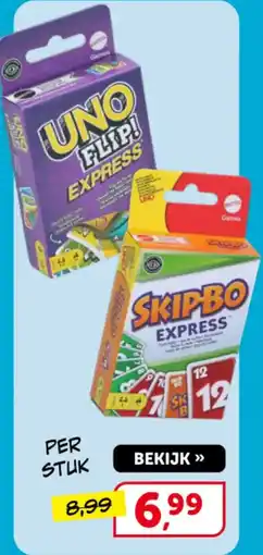 Boekenvoordeel uno flip! express aanbieding
