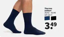 Wibra Thermo sokken aanbieding
