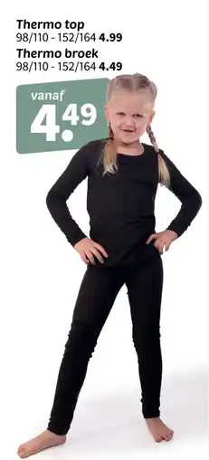 Wibra Thermo top en thermo broek aanbieding