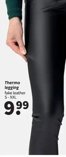 Wibra Thermo legging aanbieding
