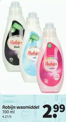 Wibra Robijn wasmiddel aanbieding