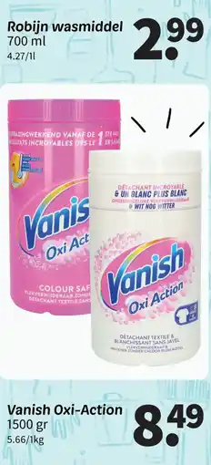 Wibra Robijn wasmiddel aanbieding