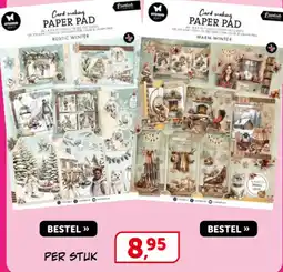 Boekenvoordeel Card making Paper Pad aanbieding
