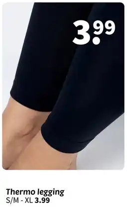 Wibra Thermo legging aanbieding