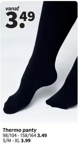 Wibra Thermo panty aanbieding